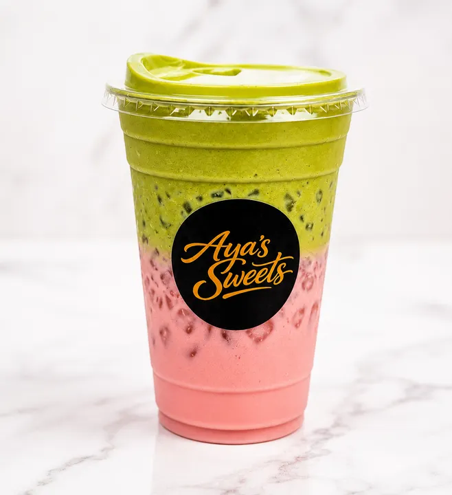 Strawberry Cloud Matcha at Aya's Sweets